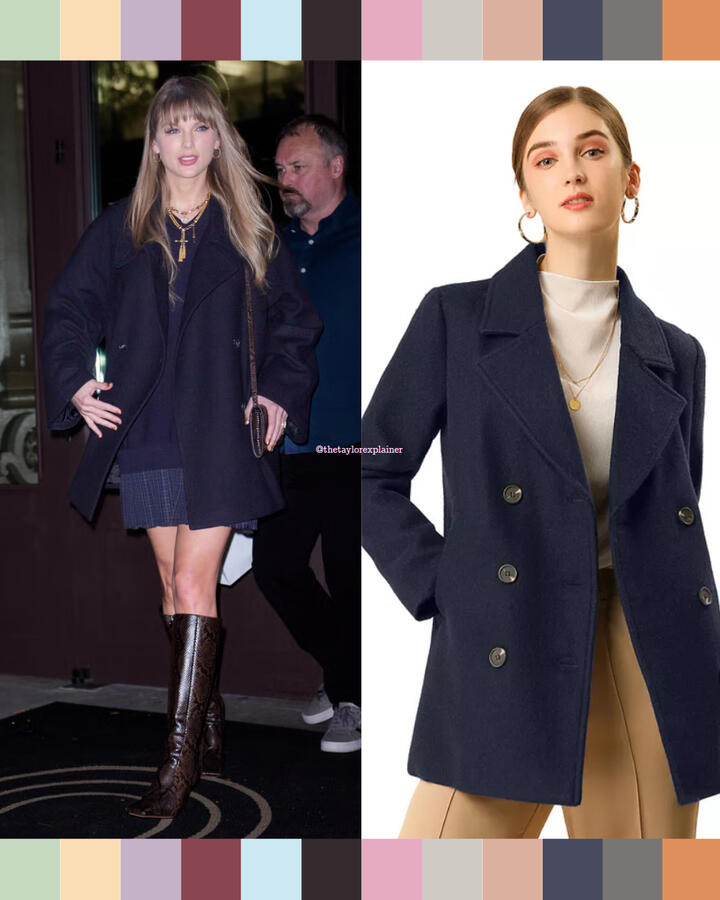 NYC Navy Peacoat